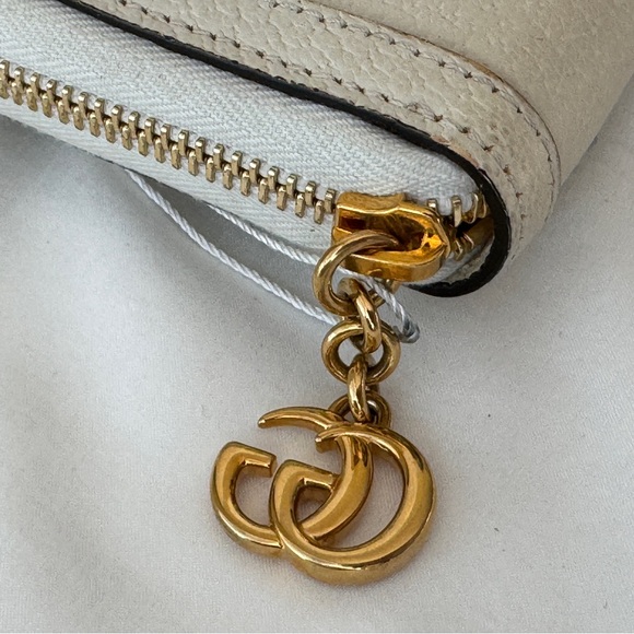Gucci GG Ophidia Long Zip Around Wallet Ivory/White - Picture 4 of 14